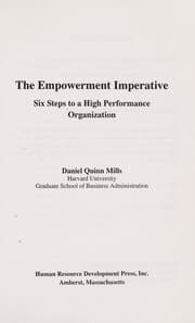 Tapa de The empowerment imperative