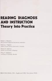 Tapa de Reading diagnosis and instruction