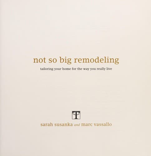 Tapa de The Not So Big Remodel
