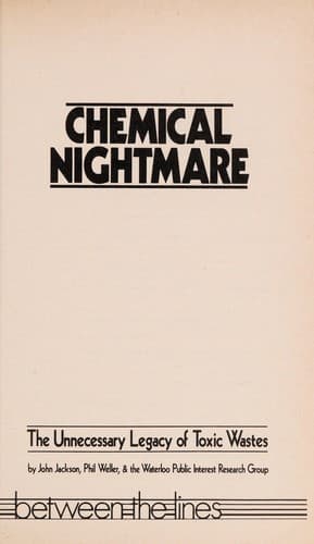 Tapa de Chemical nightmare