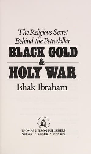 Tapa de Black gold & holy war