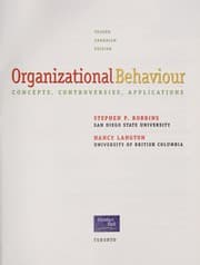 Tapa de Organizational behaviour