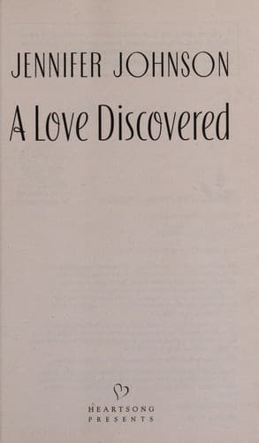 Tapa de A love discovered