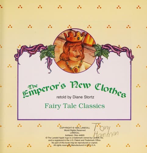Tapa de The Emperor's new clothes