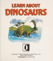 Tapa de Learn about dinosaurs
