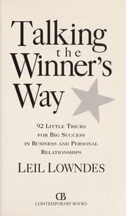 Tapa de Talking the winner's way