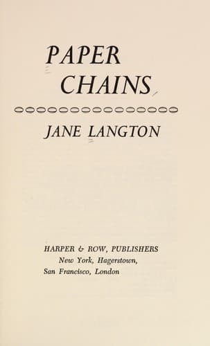 Tapa de Paper chains