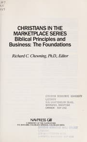 Tapa de Biblical principles and business