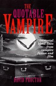 Tapa de The quotable vampire