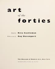 Tapa de Art of the forties