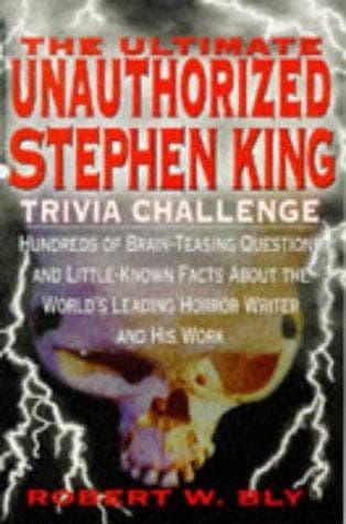 Tapa de The ultimate unauthorized Stephen King trivia challenge
