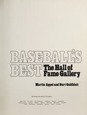 Tapa de Baseball's best