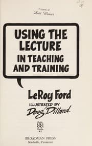 Tapa de Using the Lecture in Teaching and Training