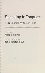 Tapa de Speaking in tongues