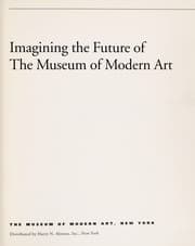 Tapa de Imagining the future of the Museum of Modern Art