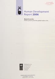 Tapa de Human development report 2006