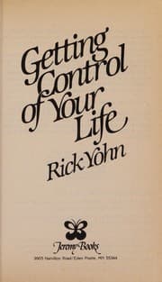 Tapa de Getting control of your life