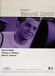 Tapa de Microsoft Office Word 2007