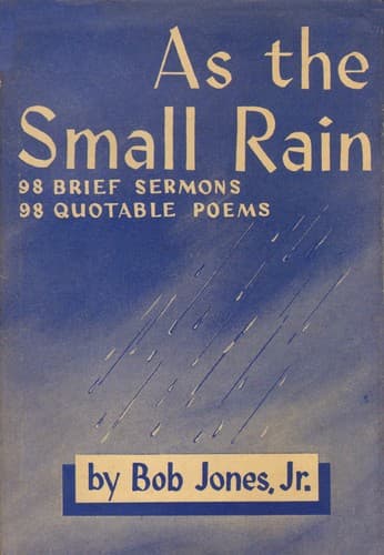 Tapa de "As the small rain"