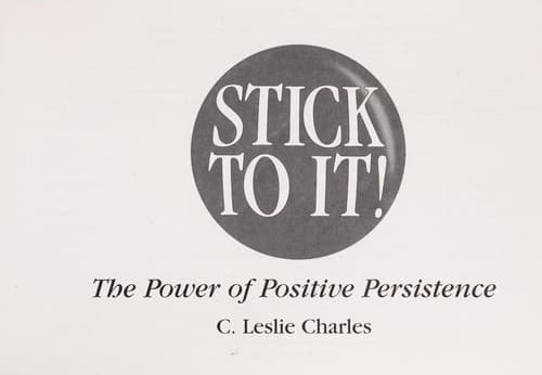Tapa de Stick to it!