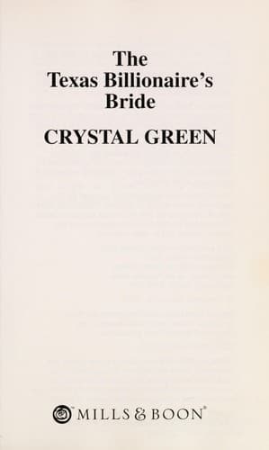 Tapa de The Texas Billionaire's Bride