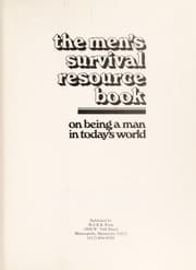 Tapa de The Men's survival resource book