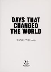 Tapa de Days that changed the world