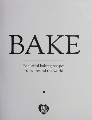 Tapa de Bake