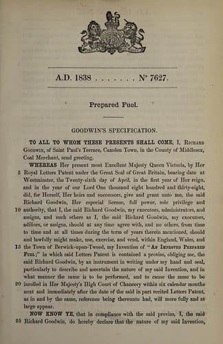 Tapa de Specification of Richard Goodwin