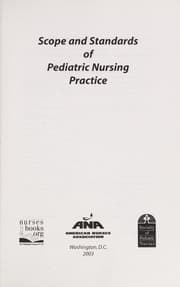 Tapa de Scope and Standards of Pediatric Nursing Practice