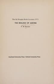 Tapa de The biology of ageing
