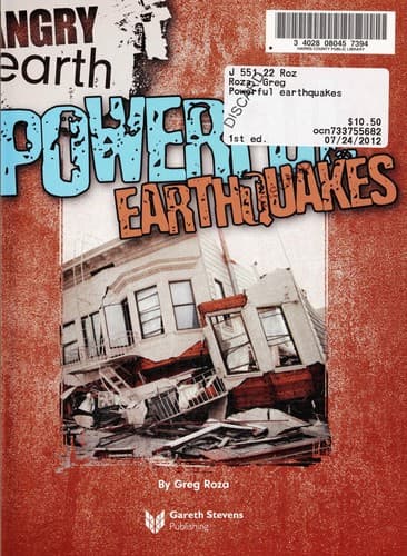 Tapa de Powerful earthquakes