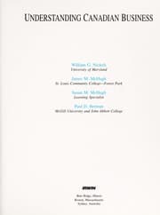 Tapa de Understanding Canadian business