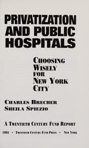Tapa de Privatization and public hospitals