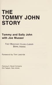 Tapa de The Tommy John story