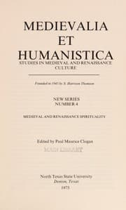 Tapa de Medieval and renaissance spirituality