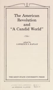 Tapa de The American Revolution and "a candid world"