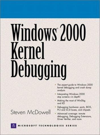Tapa de Windows 2000 Kernel Debugging