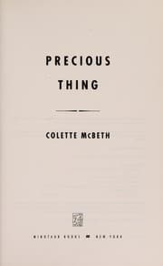 Tapa de Precious thing