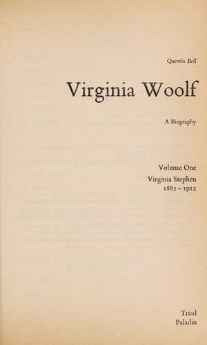Tapa de Virginia Woolf