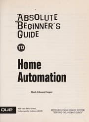Tapa de Absolute beginner's guide to home automation