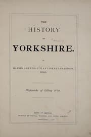 Tapa de The history of Yorkshire