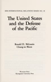 Tapa de The United States and the defense of the Pacific