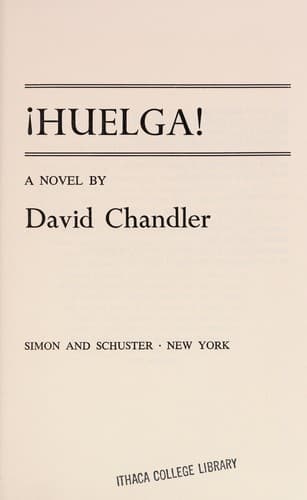 Tapa de !Huelga!