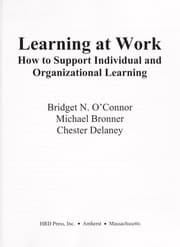 Tapa de Learning at work