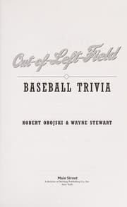 Tapa de Out-Of-Left Field Baseball Trivia