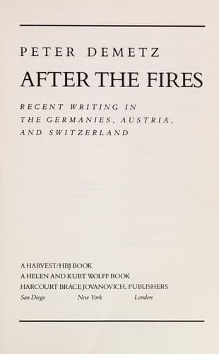 Tapa de After the fires