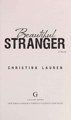 Tapa de Beautiful stranger