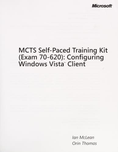 Tapa de MCTS self-paced training kit (exam 70-620)
