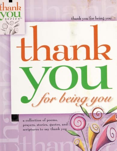 Tapa de Thank you for being you